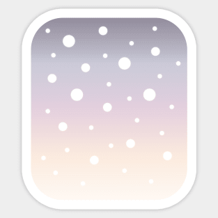 Wintermood | White | Soft Colours Gradient Sticker